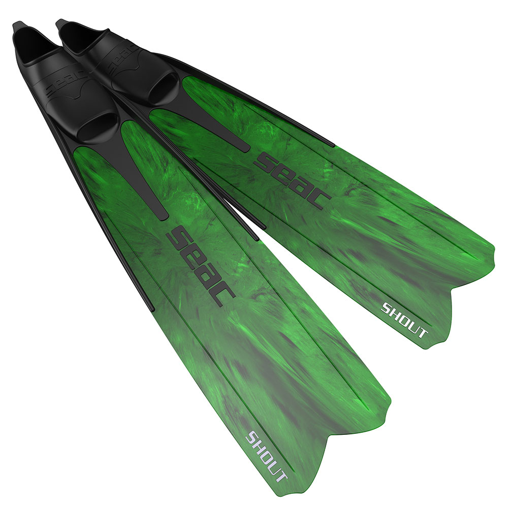 Seacsub Shout S700 Spearfishing Fins Grün EU 41-42 von Seacsub