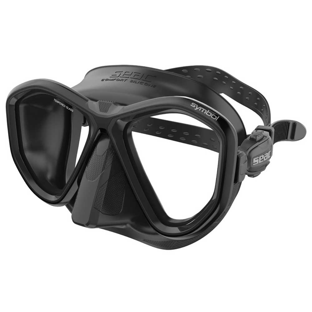 Seacsub Symbol Black Diving Mask Schwarz von Seacsub