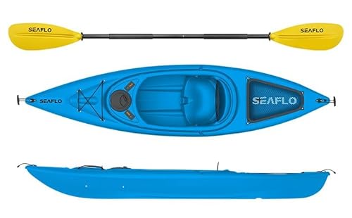 Seaflo Kajak inkl. Paddel, Angelboot, Kanu, Kayak, 1004 blau von Seaflo