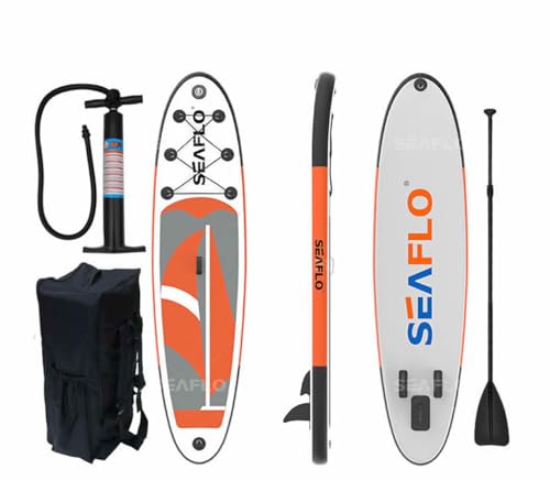 Seaflo SUP Board Stand Up Paddle Surf-Board aufblasbar inkl.Paddel ISUP 305cm 10 von Seaflo