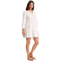 SEAFOLLY Damen Kleid Embroidery Tiered Dress von Seafolly