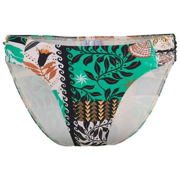 Seafolly - Women's Atlantis High Leg Ruched Side Pant - Bikini-Bottom Gr 34 grau von Seafolly