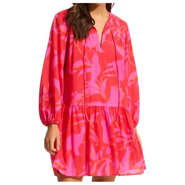 Seafolly - Women's Birds Of Paradise Cover Up - Kleid Gr L rosa von Seafolly
