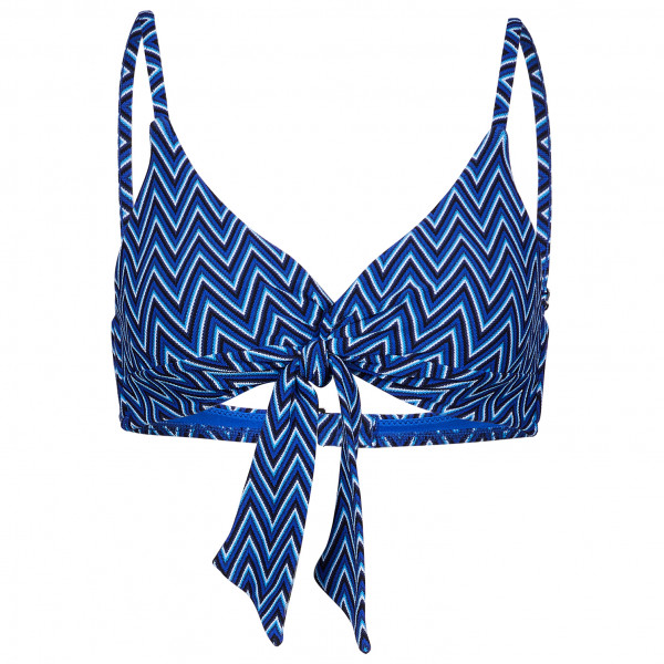 Seafolly - Women's Cleo Twist Tie Front Bralette - Bikini-Top Gr 8 blau von Seafolly
