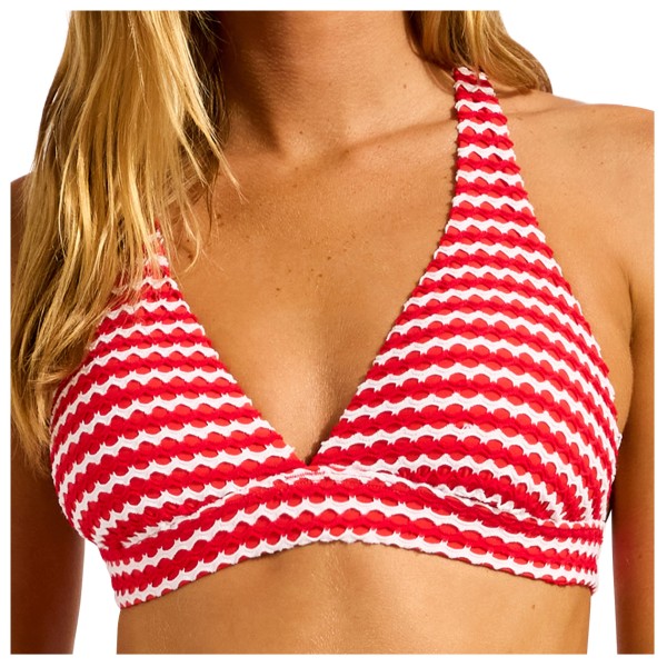 Seafolly - Women's Mesh Effect Multi Fit Longline Tri - Bikini-Top Gr 14 bunt von Seafolly