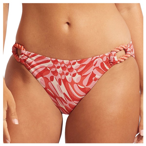Seafolly - Women's Poolside Hipster Pant - Bikini-Bottom Gr 12 bunt von Seafolly