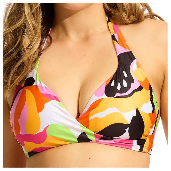 Seafolly - Women's Rio DD Wrap Front Halter Bra - Bikini-Top Gr 38 orange von Seafolly