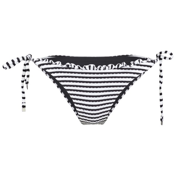 Seafolly - Women's Sorrentostripe Tie Side Rio - Bikini-Bottom Gr 8 grau von Seafolly