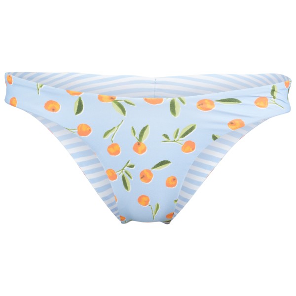 Seafolly - Women's Summercrush Reversible High Cut Rio Pants - Bikini-Bottom Gr 12;16 grau;weiß von Seafolly