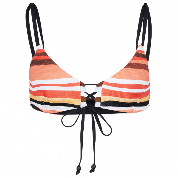 Seafolly - Women's Sun Stripe Reversible Bralette - Bikini-Top Gr 8 weiß von Seafolly
