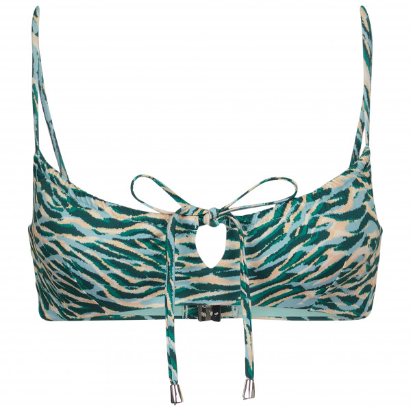 Seafolly - Women's Wild at Heart Drawstring Neck Bralette - Bikini-Top Gr 10 bunt von Seafolly