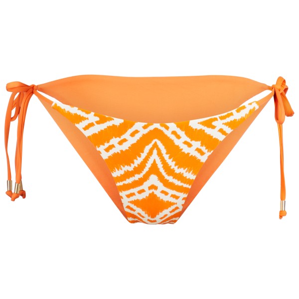 Seafolly - Women's Zanzibar Tie Side Rio - Bikini-Bottom Gr 8 orange von Seafolly