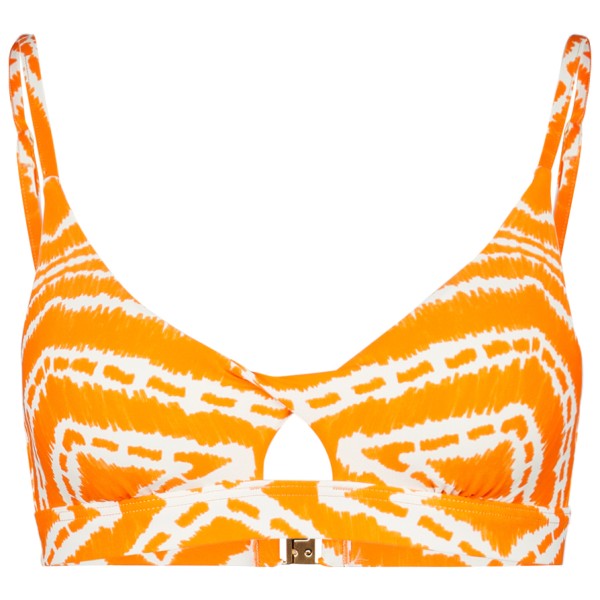 Seafolly - Women's Zanzibar Twist Front Bralette - Bikini-Top Gr 12;14;16;8 grau;orange von Seafolly