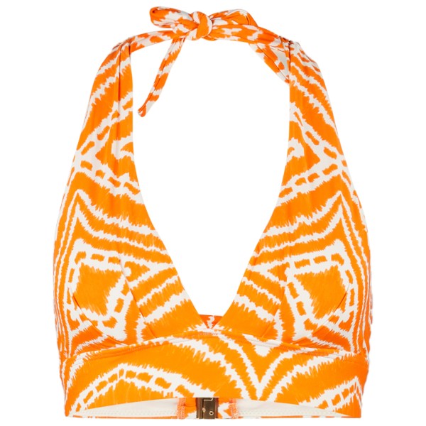 Seafolly - Women's Zanzibar V Neck Crop Top - Bikini-Top Gr 10 orange von Seafolly