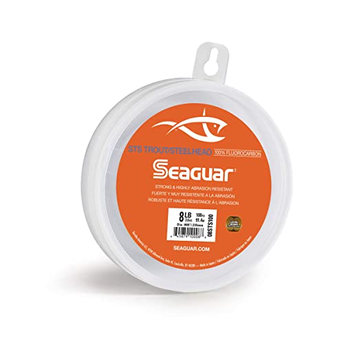 Seaguar Unisex-Erwachsene STS 100% Fluorkohlenstoff-Vorfach, farblos, 12lb 100yd von Seaguar