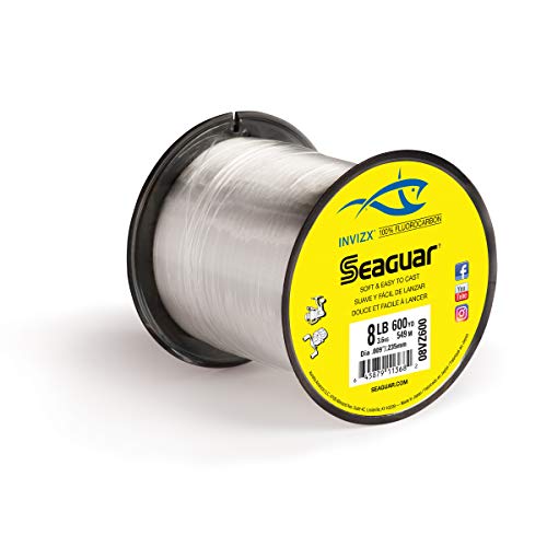 Seaguar Unisex-Erwachsene 08VZ600 Angelschnur, Nahezu unsichtbar, Lb. Test: 8 von Seaguar