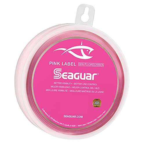 Seaguar Unisex-Erwachsene 200PL25 90,7 kg Pink Label, Rose, 25yd 200lb von Seaguar