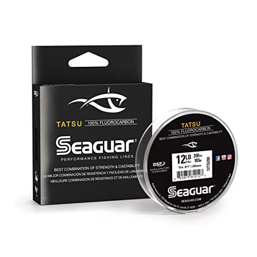 Seaguar Unisex-Erwachsene Tatsu 100% Fluorocarbon Mainline, farblos, 12-Pounds/200-yards von Seaguar