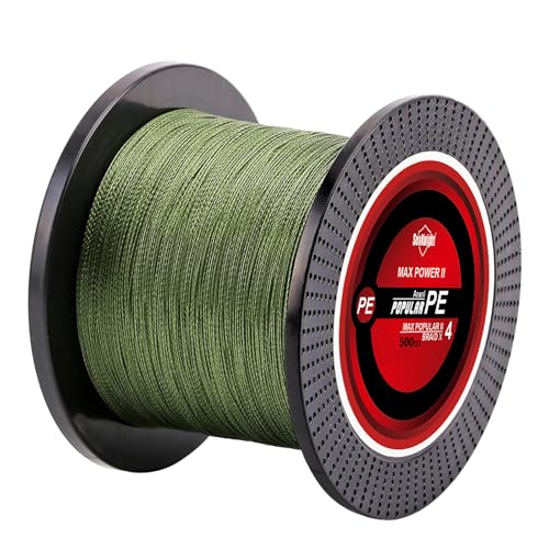 SeaKnight TriPoseidon geflochtene Angelschnur, 4 Stränge, 300m-1000m, Salzwasser-Angelschnur, Langwurf, super starker Multifilament-PE-Draht, schwimmende Meeresangelschnur, 8 Farben, 3,6–36,3 kg von Seaknight