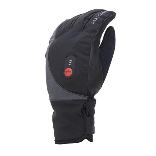 SealSkin Unisex Handschuhe Cycle Split Finger Handschuhe, schwarz, L, 2019120003 von SealSkin