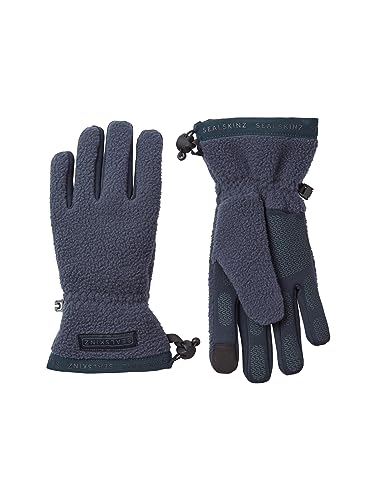 Sealskinz Hoveton Handschuhe aus Sherpa-Fleece, wasserdicht, für kalte Witterung, marineblau, Größe XL von SealSkinz