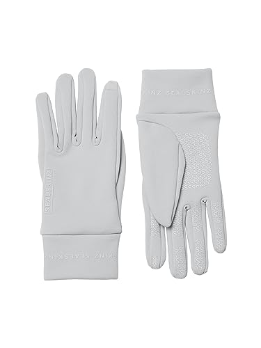 SEALSKINZ Acle Nano-Fleece-Handschuhe, für Damen, wasserabweisend, für Kaltwetter, grau, Größe L von SealSkinz