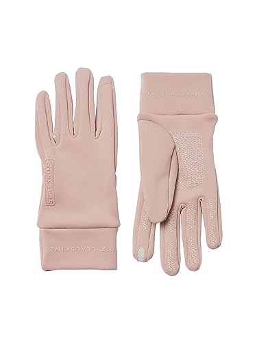 SEALSKINZ Acle Nano-Fleece-Handschuhe, für Damen, wasserabweisend, für Kaltwetter, rosa, Größe L von SealSkinz