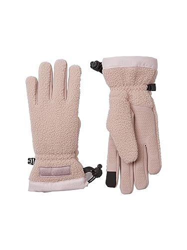SEALSKINZ Hoveton Damen-Handschuhe aus Sherpa-Fleece, wasserdicht, für kalte Witterung, rosa, Größe L von SealSkinz