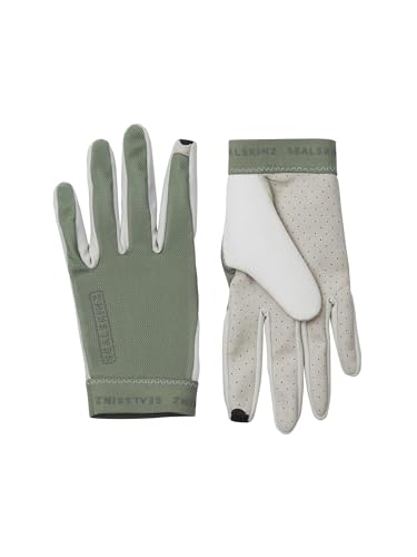SEALSKINZ Paston Damen-Handschuhe, mit perforierter Handfläche, für Kaltwetter, grün, Größe L von SealSkinz