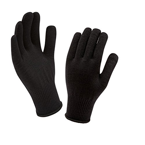 SEALSKINZ Handschuhe Merino Liner, Black, One Size von SealSkinz