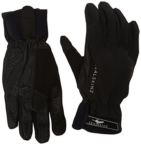 SEALSKINZ Herren Fahrradhandschuhe für Jedes Wetter Handschuhe, Black, XL von SealSkinz