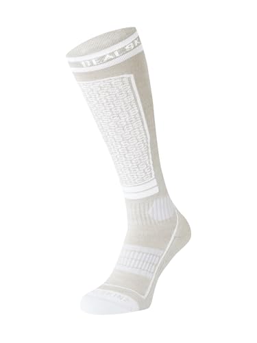 SEALSKINZ Knielange Unisex-Thermoskisocke Northwold Solo knielange Thermo-Skisocken, weiß, XL von SealSkinz