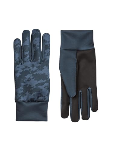 SEALSKINZ Ryston Nano-Fleece-Handschuhe mit Skinz-Druck, wasserabweisend, Marineblau, Größe S, Outdoor-Handschuhe von SealSkinz