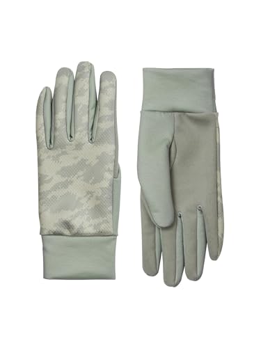 SEALSKINZ Ryston Nano-Fleece-Handschuhe mit Skinz-Druck, wasserabweisend, grün, Größe L, Outdoor-Handschuhe, Damen-Passform von SealSkinz