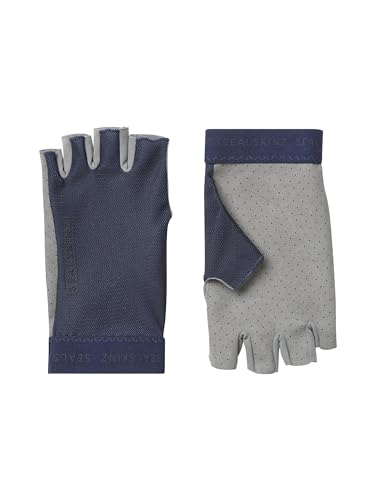 SEALSKINZ Brinton Fingerlose Handschuhe, mit perforierter Handfläche, für Kaltwetter, Marineblau, Größe S von SealSkinz