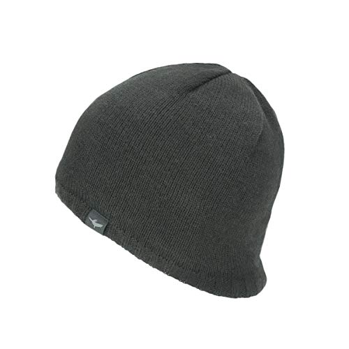 SEALSKINZ Unisex Wasserdichte Beanie für Kaltes Wetter – Schwarz, S/M von SealSkinz