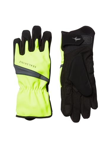 Sealskinz Unisex Wasserdichter Allwetter Handschuh für Radfahren – Gelb, XL von SealSkinz