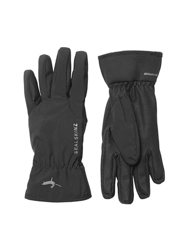 Sealskinz Unisex Allwetter Wasserdichter Leichtgewichtiger Handschuh – Schwarz, XL von SealSkinz