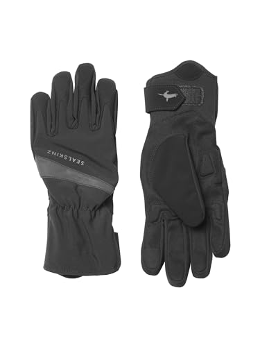 SealSkinz Unisex Wasserdichter Allwetter Handschuh für Radfahren – Schwarz, M von SealSkinz