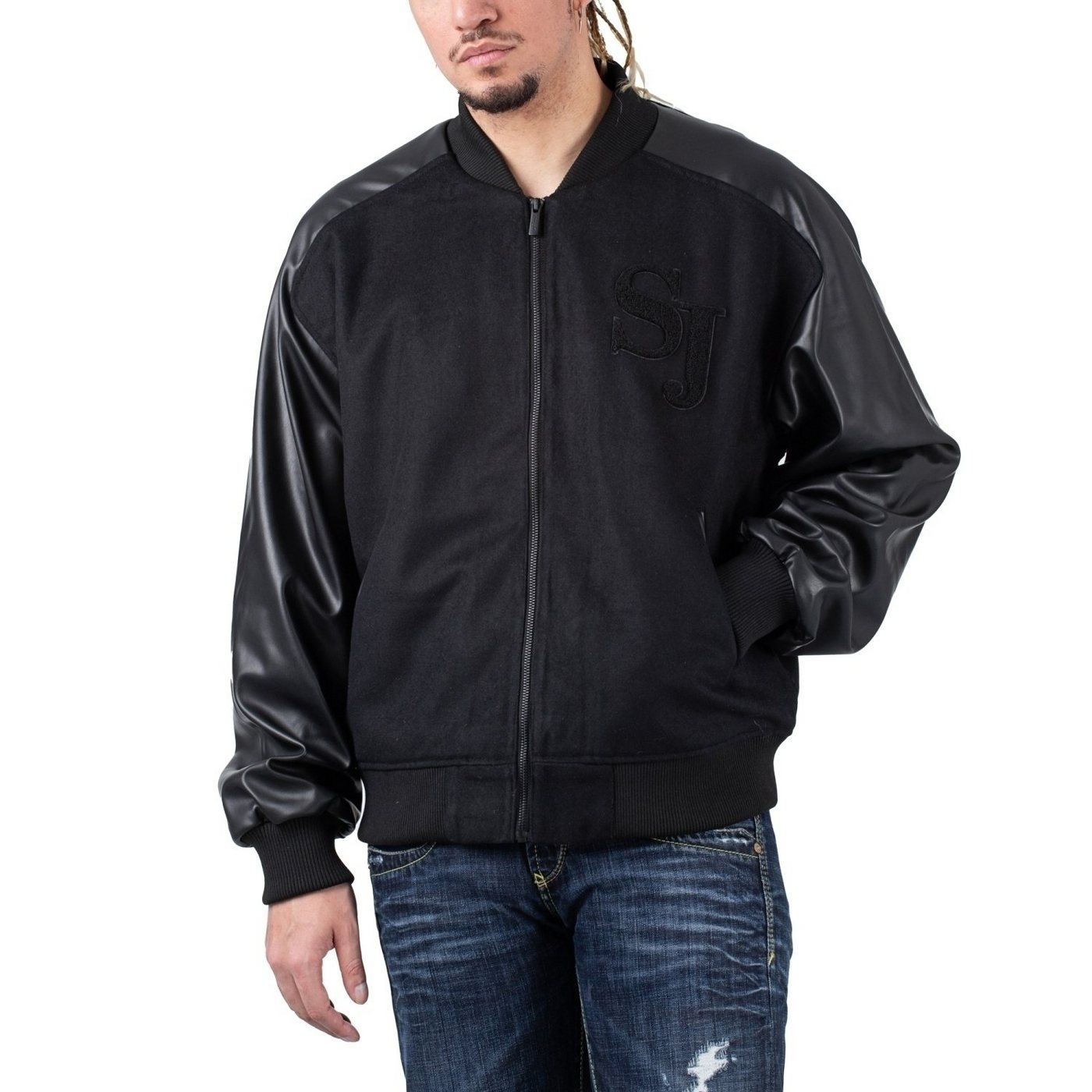 Sean John Trainingsjacke Sean John Monogram Logo College Jacket von Sean John
