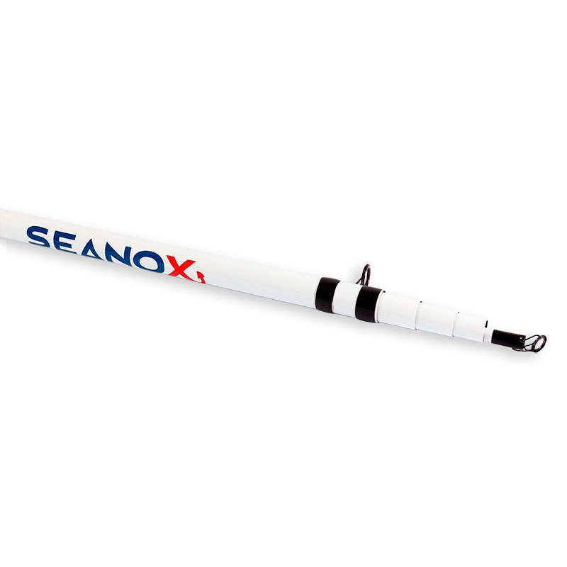 Seanox Fiber Pole Telescopic Surfcasting Rod Weiß 5.00 m von Seanox