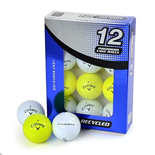 Second Chance Callaway Solaire Lake-Golfbälle, Güteklasse A, 12 Stück, sehr weich, Unisex, CAL-Supersoft-100-A, weiß, 100 von Second Chance