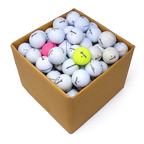 Second Chance Srixon 100 Golfbälle, recycelt, Lake Balls, Verschiedene Modelle, Klasse B, Golfball von Second Chance
