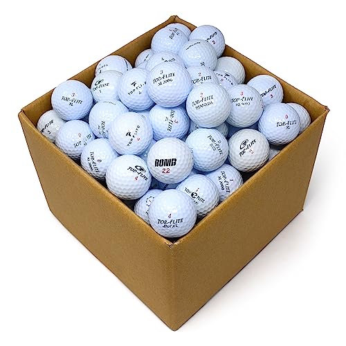Second Chance Top Flite 100, Mix Grade A Lakeballs Golf, Hochwertige Golf Balls, Golfbälle lakeballs von Second Chance