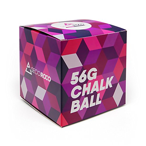 Secoroco Chalk Ball, nachfüllbar, 100% feinstes pulverisiertes Magnesiumcarbonat, Ideal zum Klettern, Bouldern & Kraftsport von Secoroco