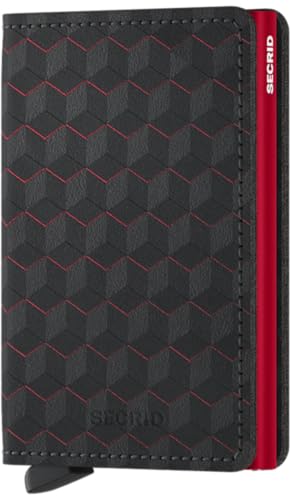 Secrid Slimwallet Black-Red Einheitsgröße Unisex Erwachsene, Schwarz/Rot, Talla única, Modern von Secrid