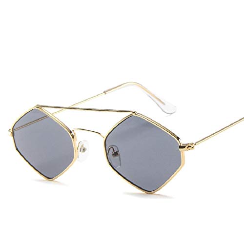 Mode Polygon Rahmen Sonnenbrille Damen Shades Vintage Herren Brillen Luxus Designer Sonnenbrille Trend Polygon 3 von Secuos