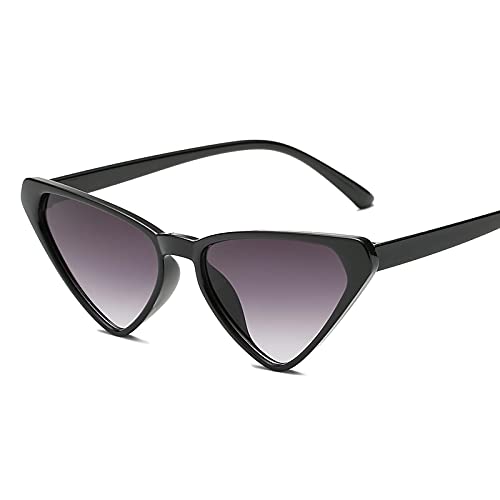 Secuos Mode Cat Eye Sonnenbrille Frauen Markendesigner Retro Dreieck Damen Sonnenbrille Vintage Sonnenbrille Für Frauen Uv400 Schwarz von Secuos