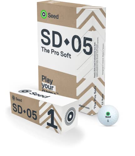 Seed Golf SD-05 The Pro Soft - 3 Stück Urethan Premium Golfbälle von Seed