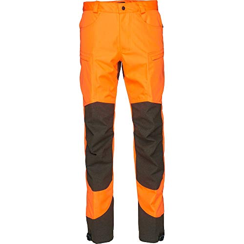 Seeland Men's Kraft Hose, Hi-vis orange, C54 von Seeland